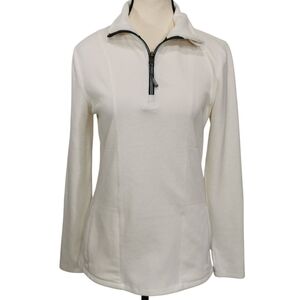 Calvin Klein Performance Winter White Fleece 1/2 Zip Sweatshirt - Sz M